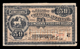 Uruguay 50 Pesos 1887 (1988) Pick S165 BC- G - Uruguay