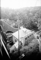 PN 020 - PUY DE DOME - LA BOURBOULE - Usine Electrique - Barrage - Plaque Photo Originale - Plaques De Verre