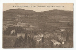 42 Loire Bourg Argental Panorama Quartier D'almandet - Bourg Argental