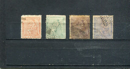 Espagne 1873 Yt 130 132 135-136 - Used Stamps