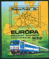 HUNGARY 1979 International Transport Exhibition Block MNH / **.  Michel Block 137 - Unused Stamps