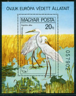 HUNGARY 1980 Nature Protection: Waterfowl Block MNH / **.  Michel Block 146 - Unused Stamps