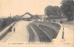 CPA 22 SAINT BRIEUC LA GARE DES CHEMINS DE FER BRETONS - Saint-Brieuc