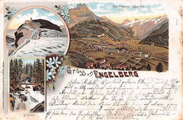 Gruss Aus Engelberg - Titlis Arnitabel - Litho - Engelberg