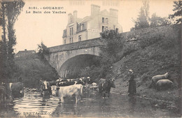 CPA 22 GOUAREC LE BAIN DES VACHES - Autres & Non Classés