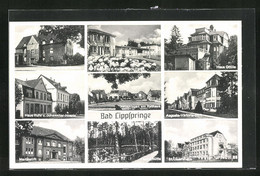 AK Bad Lippspringe, Hotel Waldfrieden, Haus Ottilie Und Die Fischerhütte - Bad Lippspringe