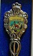 Cuillère De Collection, Blason Les Gets (avec écrin). - Cuillères