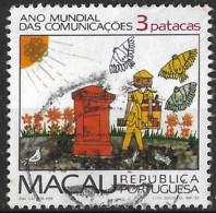 Macau Macao – 1983 International Year Of Communications 3 Patacas Used Stamp - Usados