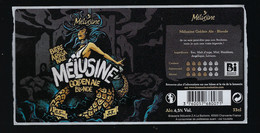 étiquette Bière France: Biere Blonde Mélusine 6,5% 33cl Brasserie Mélusine Chanverrie 85 " Femme, Gorgonne, Méduze" - Birra