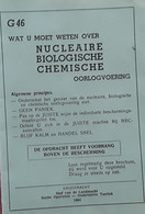 Wat U Moet Weten Over Nucleaire, Biologische En Chemische Oorlogvoering, Drieluik, 1964 - Praktisch