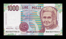 Italia Italy 1000 Lire Maria Montessori 1990 Pick 114b SC UNC - 1000 Lire