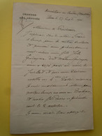 2 X Lettres Autographes Paul GUIEYSSE (1841-1914) Député Du Morbihan - Dépêche De Lorient - Politicians  & Military