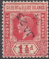 Gilbert And Ellice Islands, Scott #29, Used, George V, Issued 1921 - Islas Gilbert Y Ellice (...-1979)