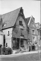 PN 003 - INDRE ET LOIRE - LUYNES - Vieille Maison - Charcuterie - Plaque Photo Originale - Plaques De Verre