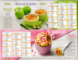 Calendrier Almanach La Poste PTT 2021 Recettes Desserts - Grand Format : 2001-...