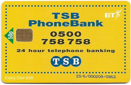 UK - BT (Chip) - BCP-008 - PRO010B - TSB Phonebank, Newport In Bloom, 50P, 2.050ex, Mint - BT Werbezwecke