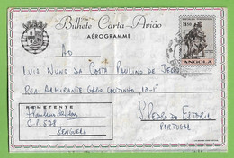 História Postal - Filatelia - Aerograma - Aerogram - Stamps - Timbres - Philately - Portugal - Angola - Brieven En Documenten