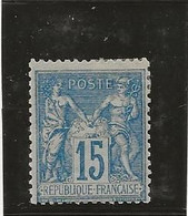 TYPE SAGE N° 90 NEUF PETITE CHARNIERE -ANNEE 1878 - COTE : 60 € - 1876-1878 Sage (Type I)