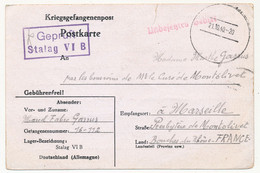 KRIEGSGEFANGENENPOST - Carte Postale Depuis Le Stalag VIB - 21/10/1940 - Censure - Oorlog 1939-45