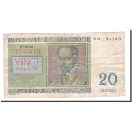 Billet, Belgique, 20 Francs, 1956, 1956-04-03, KM:132b, TB - Sonstige & Ohne Zuordnung