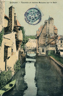 Quimper (29 Finistère) Tourelle Et Vieilles Maisons Sur Le Steir - Dépôt Petit Journal Colorisée Et Glacée - Quimper