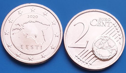 Eurocoins Estonia 2 Cents 2020 UNC - Estonie