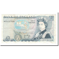 Billet, Grande-Bretagne, 5 Pounds, Undated (1971-91), KM:378b, TTB - 5 Pounds