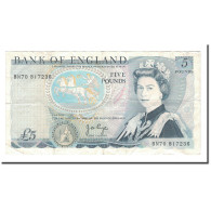 Billet, Grande-Bretagne, 5 Pounds, Undated (1971-91), KM:378b, TTB - 5 Pond