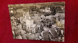 12 Montbazens En Avion Au-dessus De ....L'Eglise Et  La Route Rodez-Capdenac - Montbazens