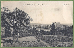 CPA Vue Très Rare - ESSONNE - ABLON - PANORAMA - Vue D'un Jardin - édition André - Autres & Non Classés