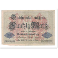Billet, Allemagne, 50 Mark, 1914, 1914-08-05, KM:49a, TB+ - 50 Mark