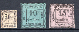 GUADELOUPE-PORTOMARKEN, Michel No.: P3 USED, Cat. Value: 240€ - Timbres-taxe