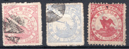 JAPAN, Michel No.: 25-27 USED, Cat. Value: 820€ - Autres & Non Classés