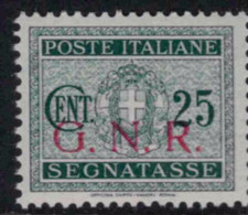Italy - 1944 R.S.I. - Tax N.50 (Verona) - Cat. 125 Euro - Gomma Integra - MNH** - Impuestos