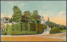 Scene On The Paseo, Kansas City, Mo. - Posted 1911 - Kansas City – Missouri