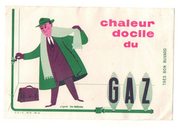 Buvard Chaleur Docile Du Gaz D'après Fix-Masseau S.D.I.G. N°65 - Format : 21x14 Cm - Elektriciteit En Gas