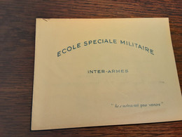 Carte De Bonne Année Ecole Spéciale Militaire  Inter Armes - Unclassified