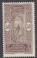 Dahomey, Scott #64, Mint Hinged, Climbing Oil Palm, Issued 1913 - Nuovi