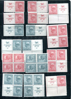 Czechoslovakia 1937 Collection With All Combinations Of Labels Sc 232-3 MH 10748 - Unused Stamps
