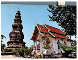 (RR 49) Thailand - Chiengmai Temple (Posted To Australia) - Buddhismus