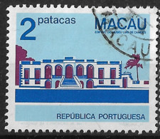 Macau Macao – 1982 Public Buildings 2 Patacas Used Stamp - Usados