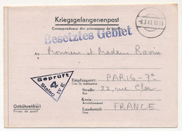 KRIEGSGEFANGENENPOST - Correspondance De P.G. Depuis Le Stalag IV D - Censeur 4 - 1941 - 2. Weltkrieg 1939-1945