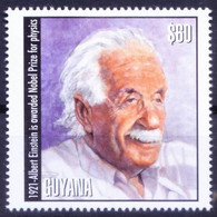 Guyana 2001 MNH, 1921 Einstein Awarded Nobel Prize, History  - - Albert Einstein