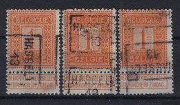 PELLENS Type Cijfer Nr. 108 Voorafgestempeld Nr. 2149  B + C + D HASSELT 13  ; Staat Zie Scan ! Inzet Aan 15 € ! - Roulettes 1910-19