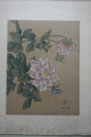 CHINA XXe BELLE PEINTURE SUR SOIE CHINE SIGNEE - Asiatische Kunst