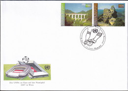 UNO WIEN 2007 Die UNPA Zu Gast Auf Der Numiphil Brief - Cartas & Documentos