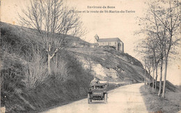 89-SENS-ENVIRONS DE SENS- L'EGLISE ET ROUTE DE SAINT-MARTIN-DU-TERTRE - Sens