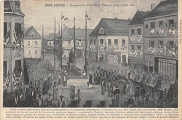 89-SENS-ANCIEN- INAUGURATION DE LA STATUE THENARD LE 20 JUILLET 1861 - Sens