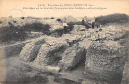 CPA 27 FOUILLES DU VIEIL EVREUX CHANTIER DE LA SOCIETE FRANCAISE DES FOUILLES ARCHEOLOGIQUES - Evreux