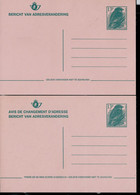 Cartes Neuves N° 29.I.FN. Et IV.N.    Oiseaux Buzin: Moineau Domestique - Avviso Cambiamento Indirizzo